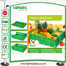 Caisse pliable de fruits de légumes en plastique